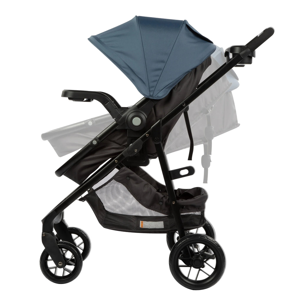 Safety 1st Grow and Go Sprint Modular Travel System Stroller with Rear-Facing Infant Car Seat, Bluestone