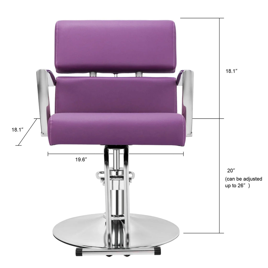 Omysalon Salon Chair Heavy Duty for Stylist, Barber Chair 360 Degree Swivel, Hydraulic Pump for Hair Cutting, Beauty Spa Styling Hairdressing Tattoo Equipment