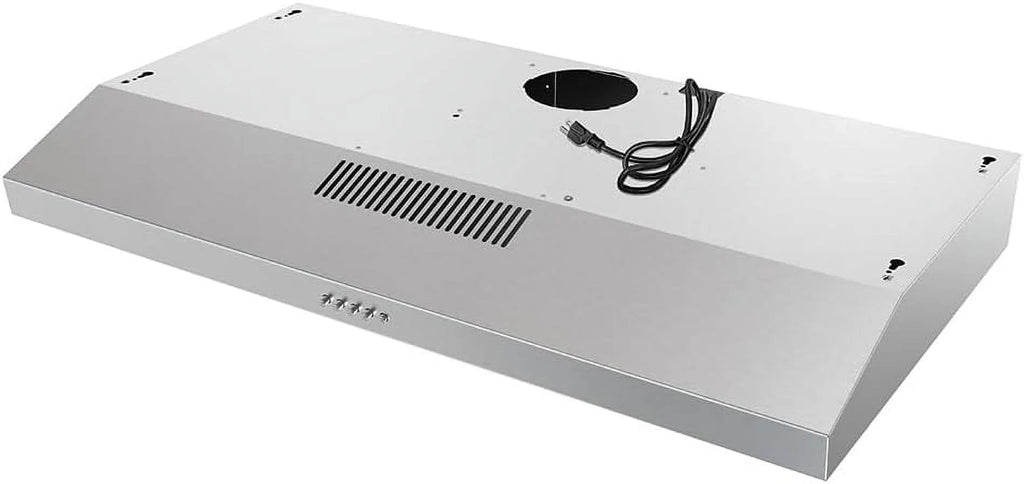Streamline 36 in. Longhena Convertible Undermount Range Hood in Brushed Stainless Steel with Mesh Filters, Push Button Control, LED Light