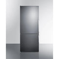 Summit FFBF283SSLHD 28 in. Wide Bottom Freezer Refrigerator - LHD
