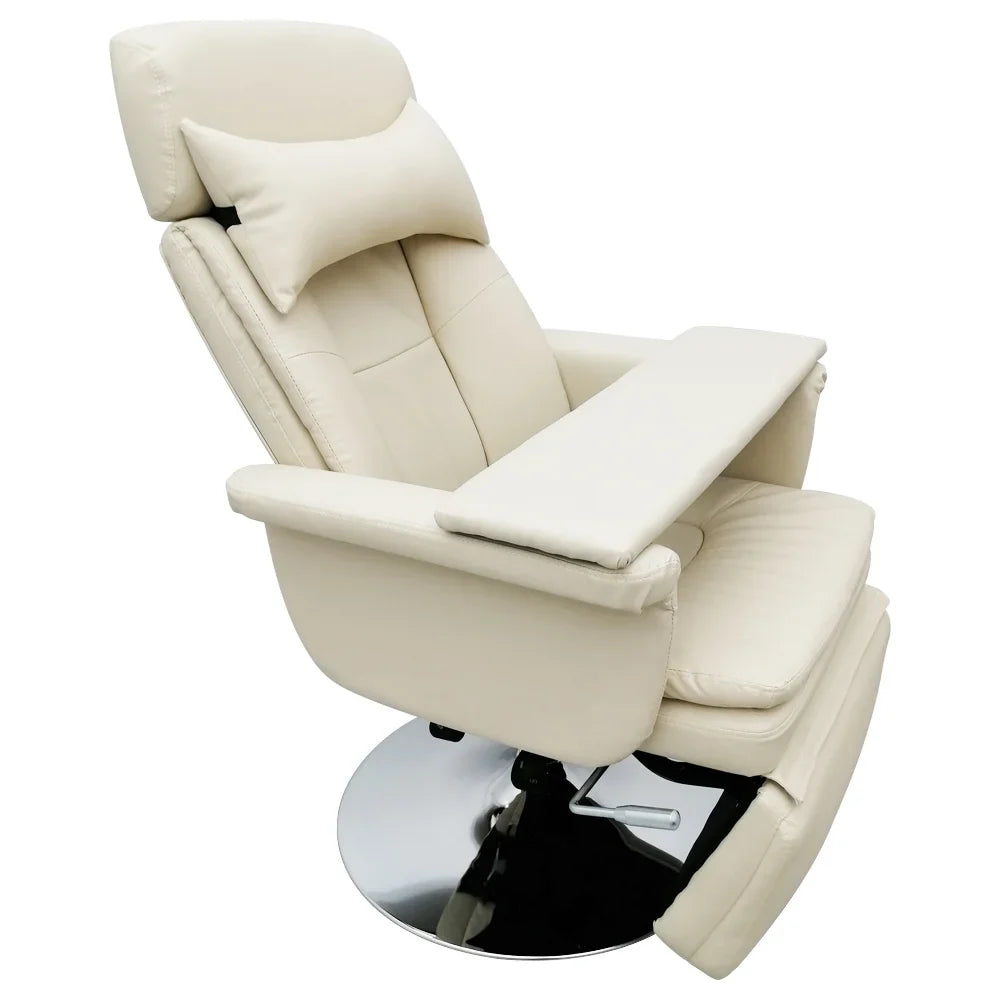 INTBUYING Facial Beauty SPA Salon Chair for Beauty Home Office Pneumatic Load 440LB 360Degree Rotation White