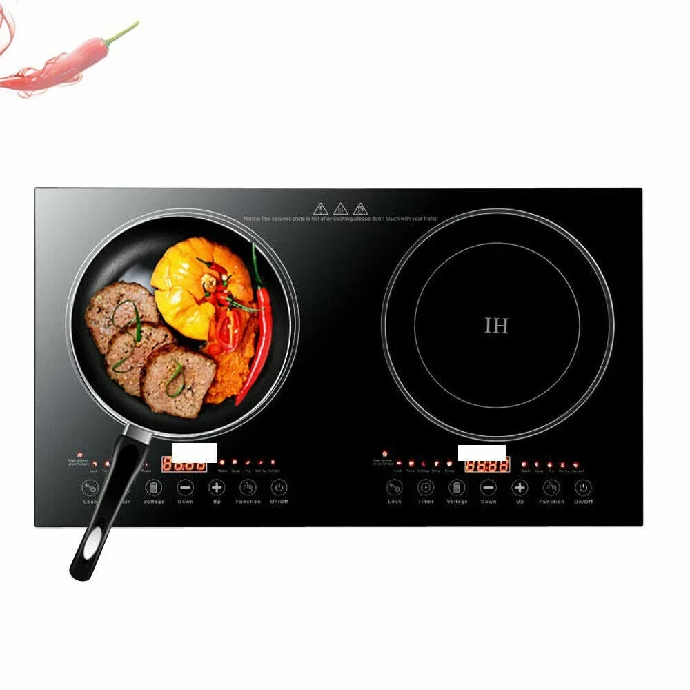 Portable Dual Induction Cooktop Cooker Burner Stove Hot Plate Countertop 2400W