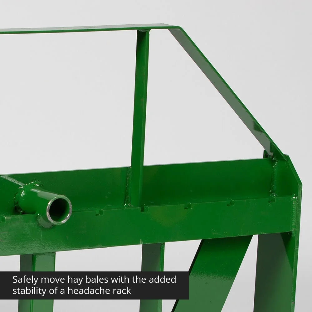 Titan Attachments UA USA Made Pallet Fork Frame Attachment, 48” Fork Blades, Fits John Deere Global Euro Tractors, Rated 4,500 LB