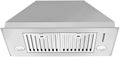 Range Hood 30 inch Insert Vent Hood 600 CFM Built-in Stainless Steel Range Hood