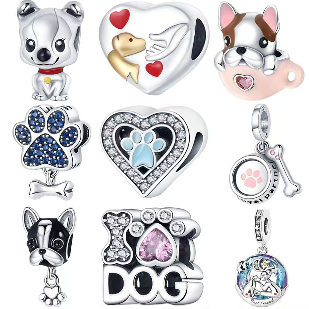 Cute Dog DIY Bracelet Beadspopular European And American-style Jewelry Accessories