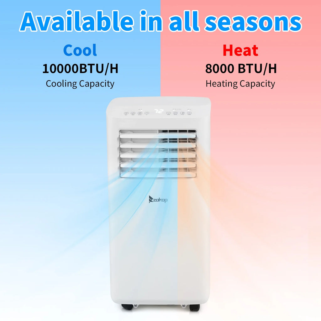 GoDecor Portable Air Conditioner, 8,000 BTU, White