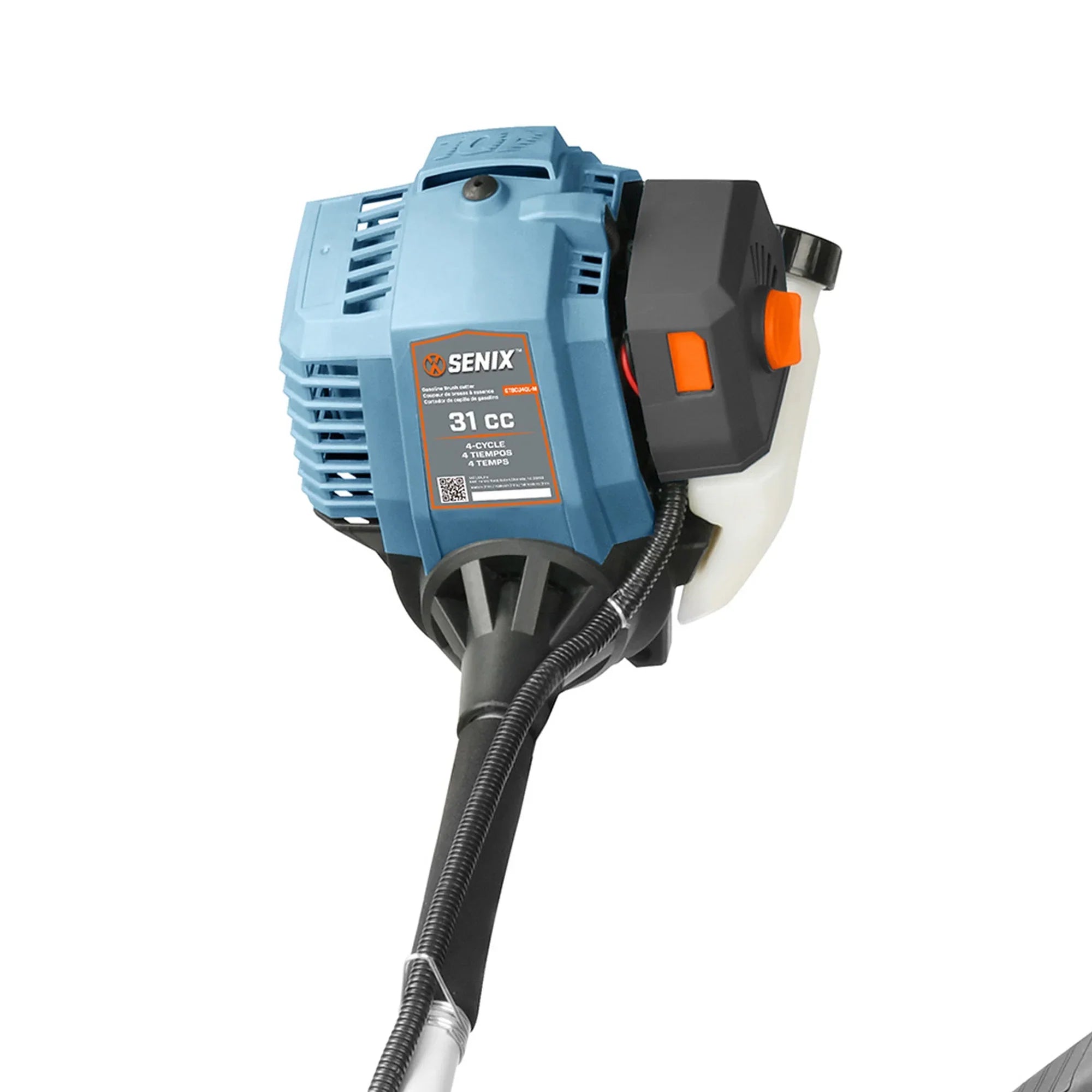 SENIX 31 cc 4-Cycle Gas Powered 10-in Brush Cutter/17.7-in Cutting Swatch, Bump Feed, GTBCU4QL-M