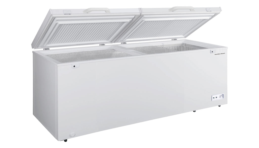 Hamilton Beach 21 Cu. ft. Chest Freezer, Double Doors, HZ9212, White