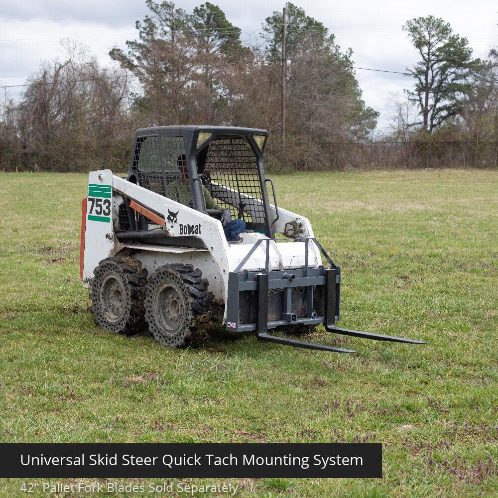 Titan Attachments UA USA Made Grey Pallet Fork Frame Attachment, Rated 4,000 LB