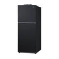 Summit 24 in. Wide LHD Break Room Refrigerator-Freezer, Black