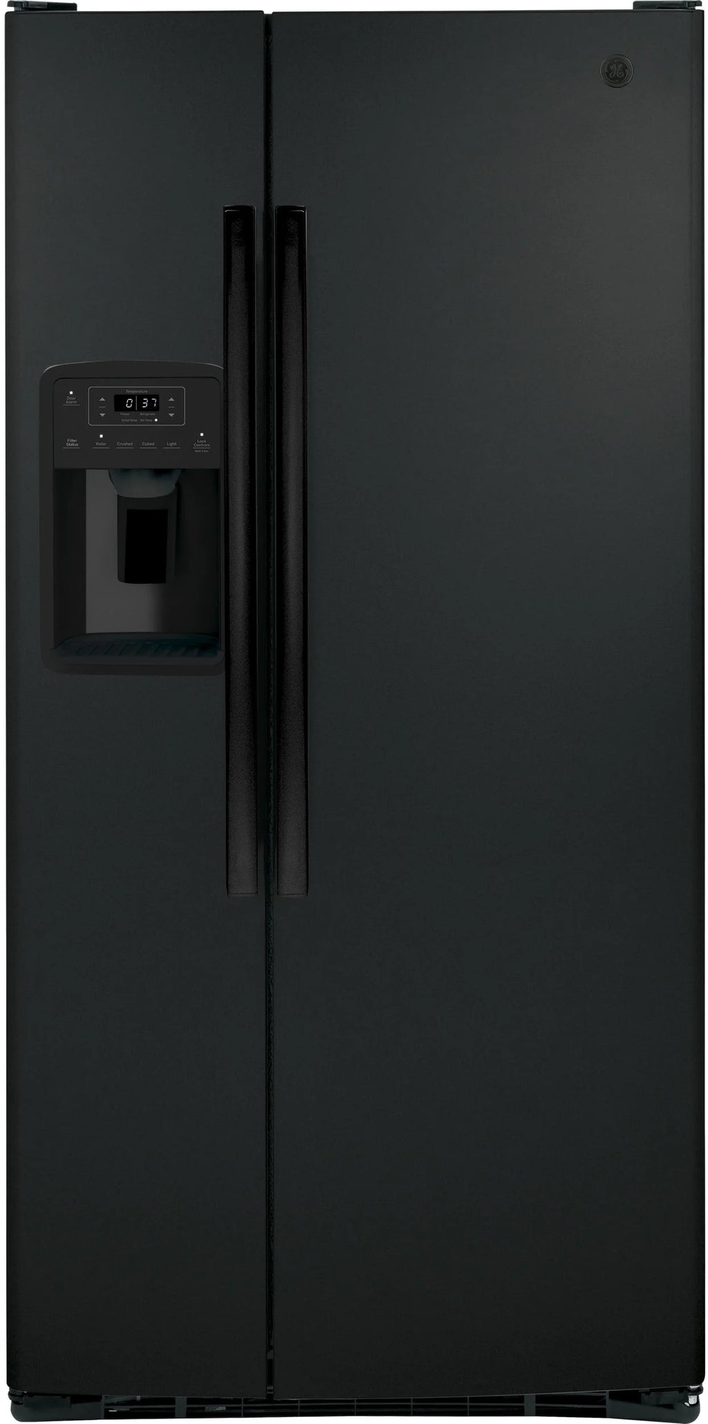 GE APPLIANCES GSS23GGPBB side by side freestanding refrigerator