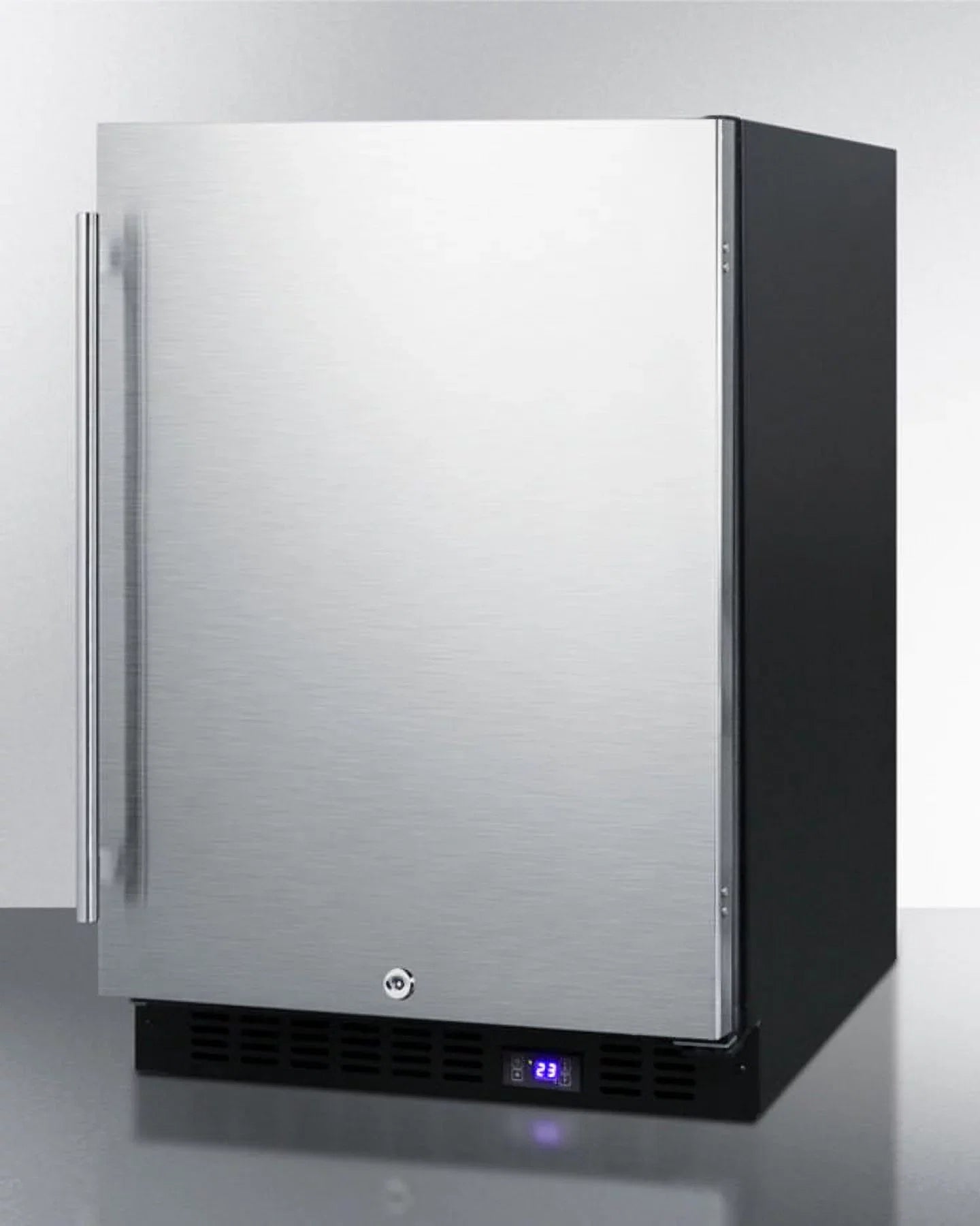24" Wide Outdoor All-Freezer, Black Cabinet