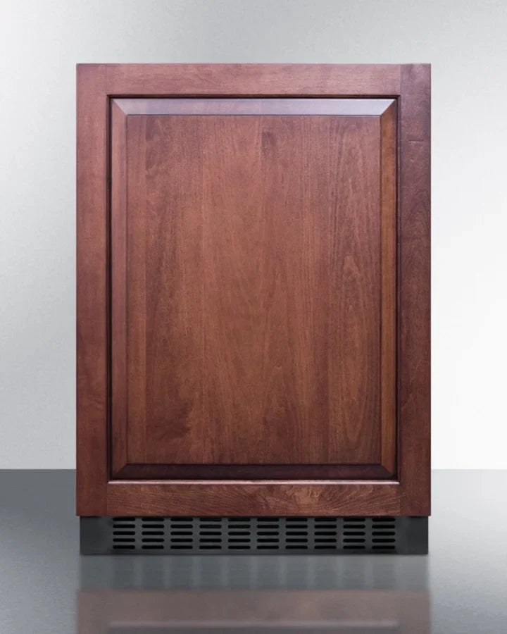24" Wide Built-In All-Refrigerator (Panel Not Included), Black Cabinet