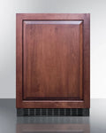 24" Wide Built-In All-Refrigerator (Panel Not Included), Black Cabinet