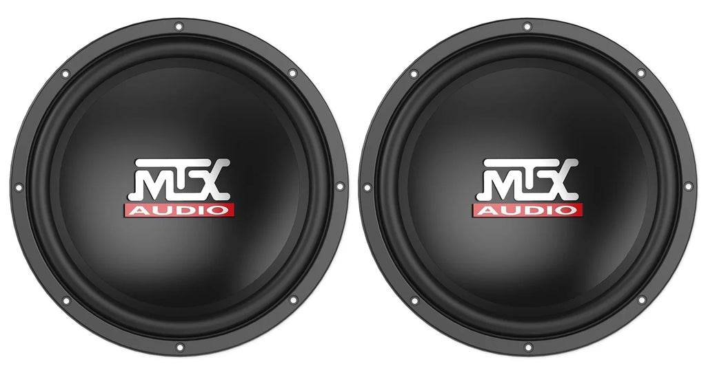 (2) MTX Audio Terminator TN12-02 12” 800 Watt 2 Ohm Car Subwoofers Subs