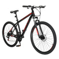 Zimtown 27.5in Wheel Mountain Bike, Adult 21 Speed Steel Bicycle, Black & White