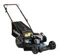 SENIX 21-Inch Push Lawnmower, 140 cc 4-Cycle Briggs & Stratton Engine, 3-in-1 Mower, Prime & Pull, 6-Position Height Adjustment with 11-Inch Rear Wheels, LSPG-M7