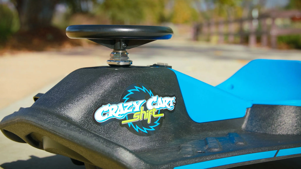 Razor Crazy Cart Shift - 12V Electric Drifting Go Kart for Kids - New High/Low Speed Switch and Simplified Drifting System