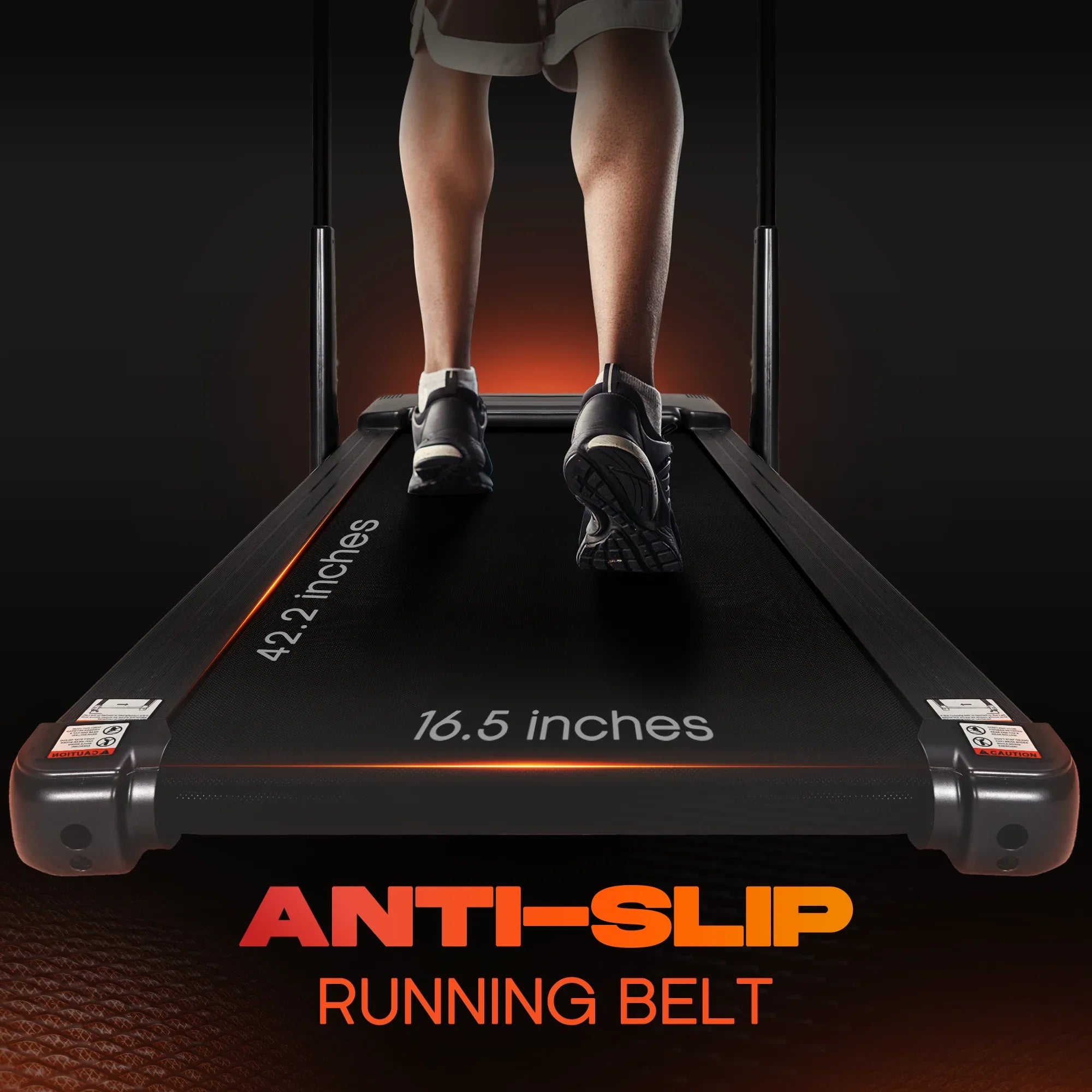MaxKare 2 in 1 Folding Under Desk Treadmill Max 7.5MPH 2.5HP with Remote Control, Walking Pad for Home/Office Use, 265lbs Weight Capacity