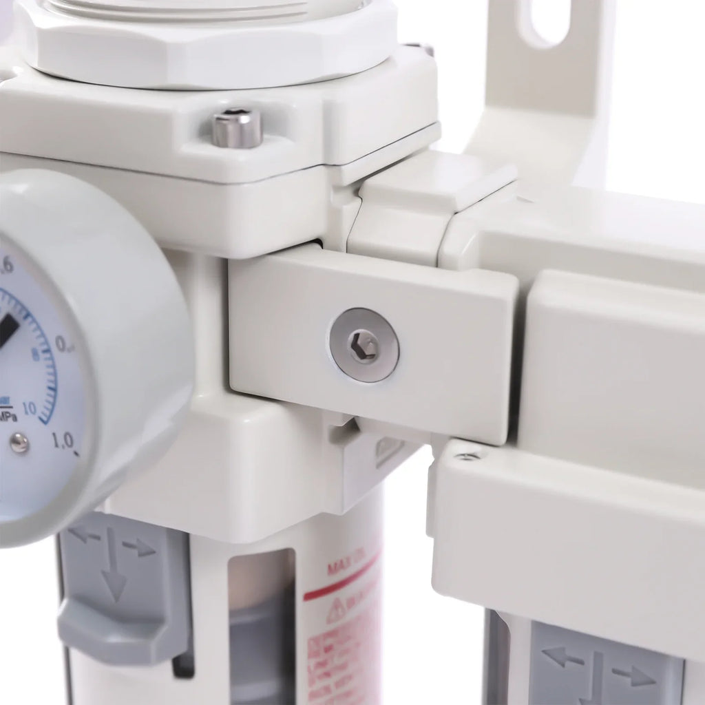 YIYIBYUS 1/2" NPT Air Pressure Regulator, Air Dryer Filter System, Water Trap Separator Semi-automatic Drain