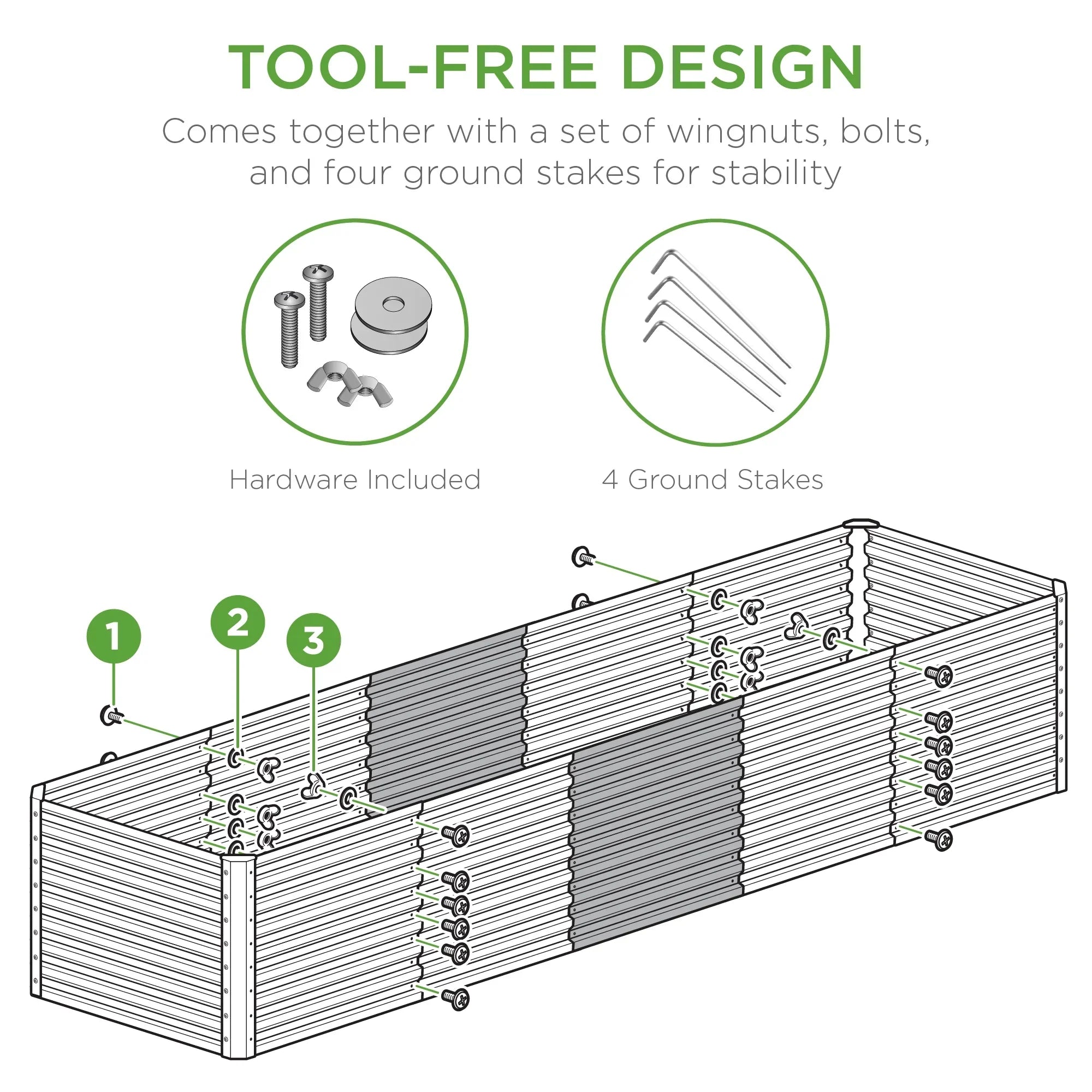 Best Choice Products 8x2x2ft Outdoor Metal Raised Garden Bed, Planter Box for Vegetables, Flowers, Herbs - Taupe