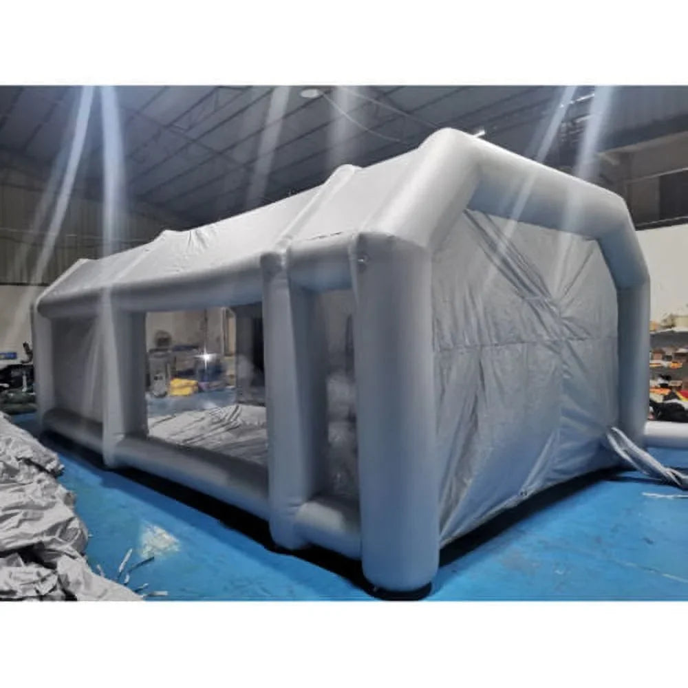 Inflatable Paint Spray Booth Car Painting Work Tent Filter System 26*15*10Ft