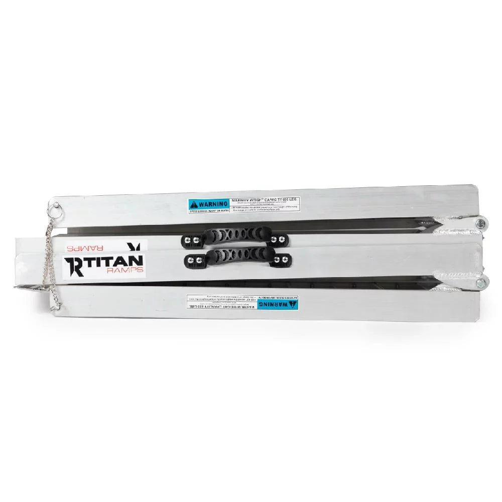 Titan Ramps 10' Multi-Fold Aluminum Wheelchair Ramp - 600 lb. Capacity