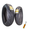 Pirelli Diablo Rosso IV Front 110/70ZR17 & Rear 190/55ZR17 Tires with Keychain