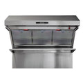 Savona - 48" Wall Mount Range Hood with Hybrid Filters & Back Splash
