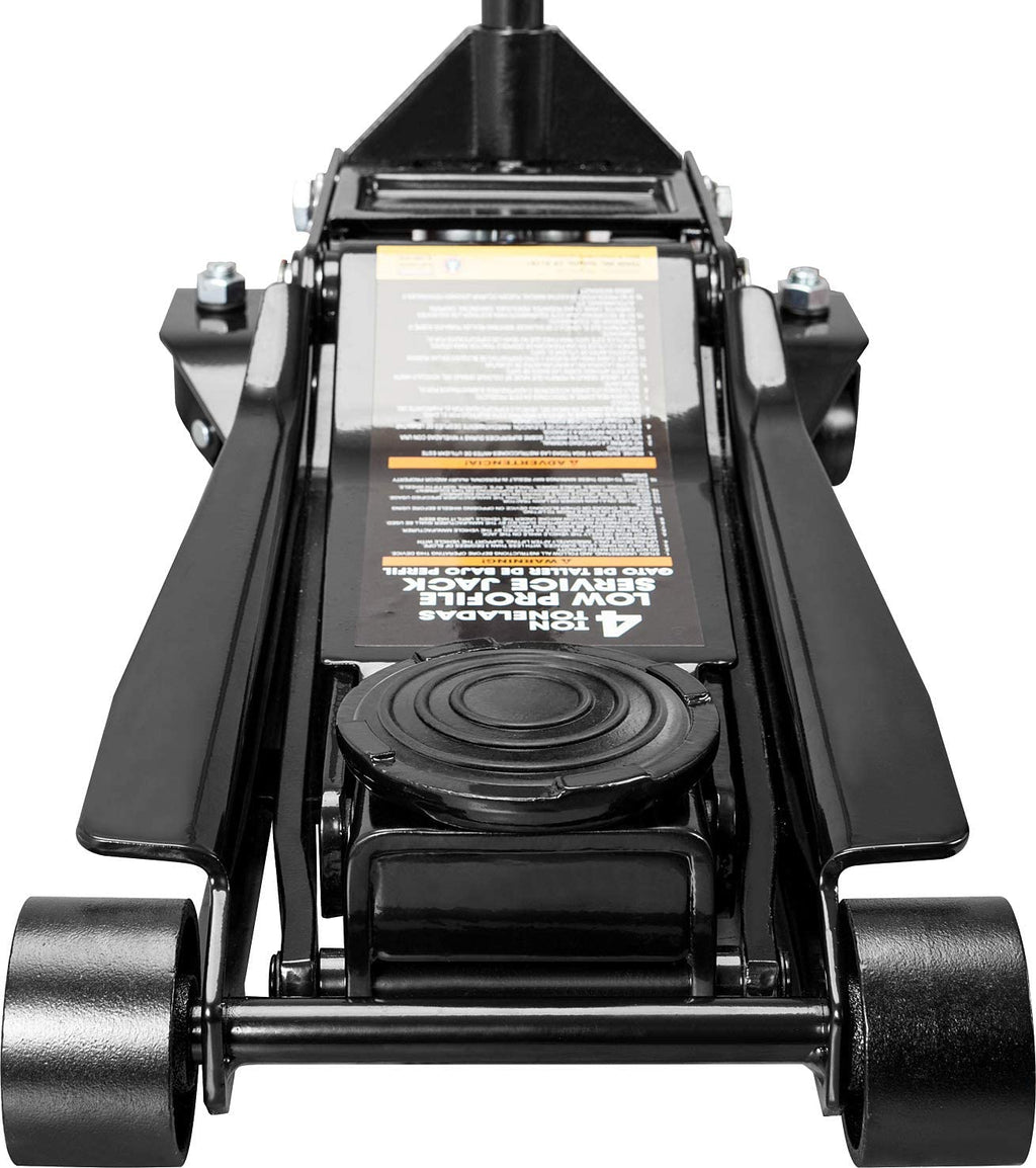 Torin 4 Ton Low Profile Floor Jack Heavy Duty Steel Car Jack with Dual Quick Lift Pump,Black,W847B