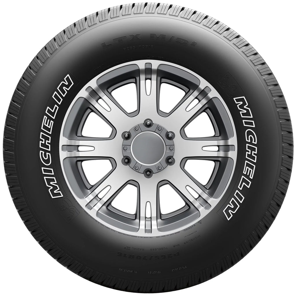Michelin LTX M/S2 265/70R17 121 R Tire Fits: 2017 Chevrolet Silverado 1500 WT, 2014-15 Chevrolet Silverado 1500 WT