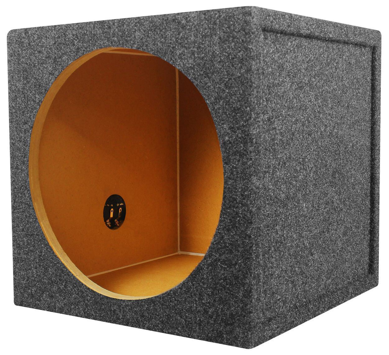 MTX 3512-04 12" 500w Subwoofer+Sealed Sub Box Enclosure+Amplifier+Amp Wire Kit