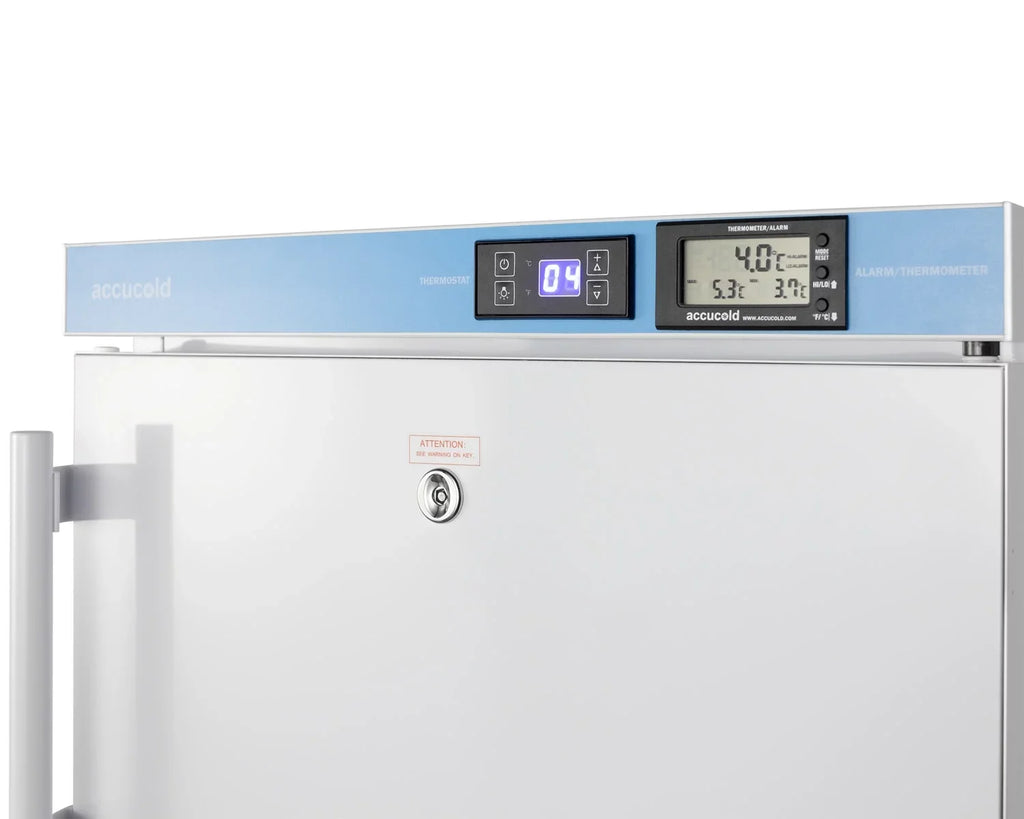 Summit ALFZ37BSSTB 20 in. Built-In All-Freezer, Stainless Steel & Black - 25 in.