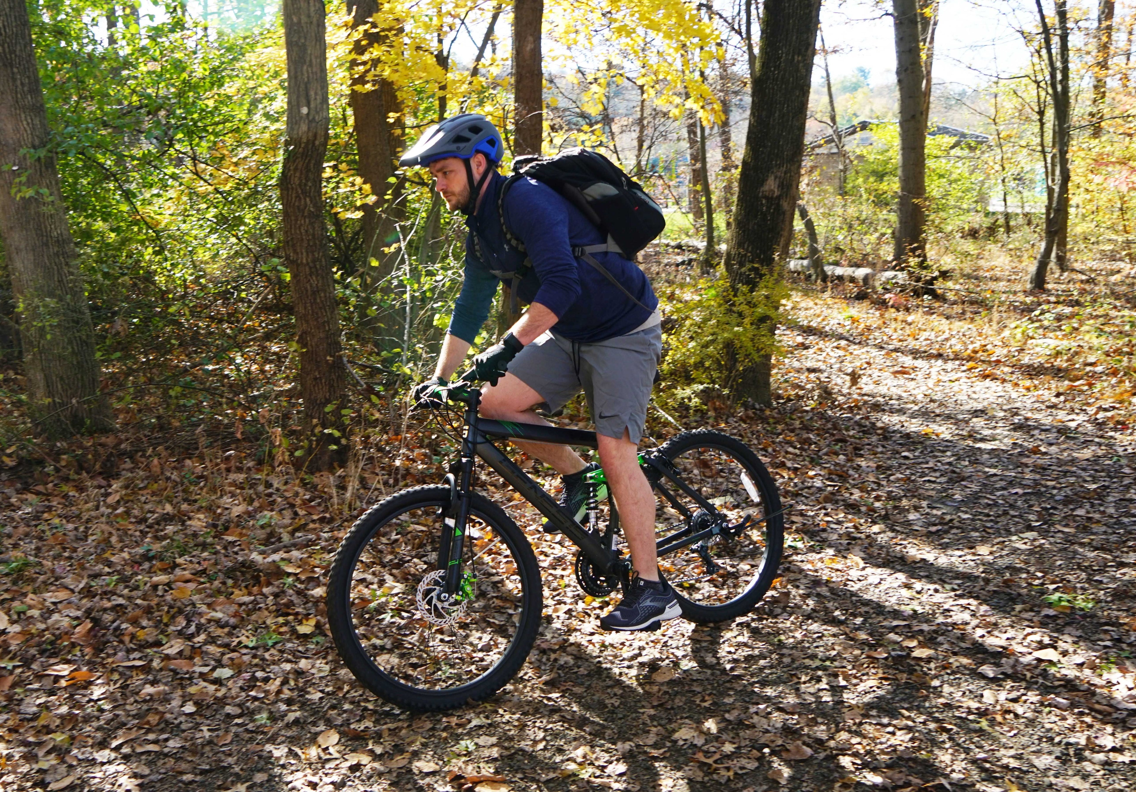 Genesis 26" V2100 Men's Dual Suspension Mountain Bike, Slate Gray