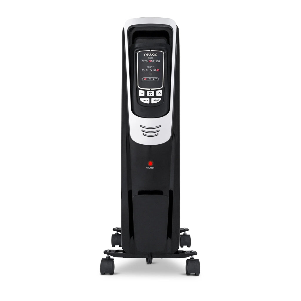Newair Electric Oil-Filled Freestanding Space Heater, Indoor Personal Heater, 162 sq. ft. of Space