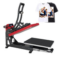 Wuzstar 16"x20"Auto Open Heat Press Machine W/Slide Out Base Clamshell Heat Transfer Machine for T-Shirt, Bags, Hat Plate, Cap