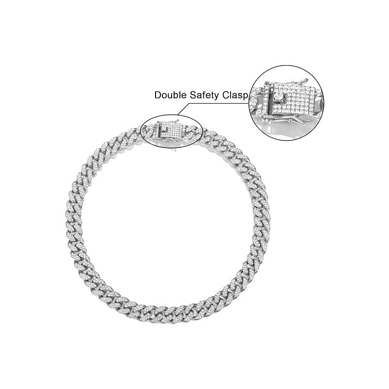 13mm Width Football Pendant Necklace,Full Diamond King Fashion Pendant Necklace, 3D Diamond Gold Zinc Alloy Stainless Steel Religious Zircon