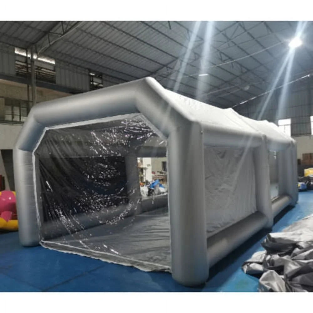 Inflatable Paint Spray Booth Car Painting Work Tent Filter System 26*15*10Ft