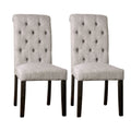 William's Home Furnishing Antique Black/Gray Alfred Side Chair