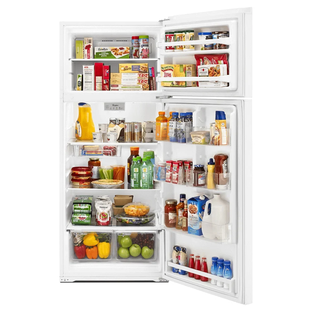 Whirlpool Wrt518szf 28" Wide 17.6 Cu. Ft. Top Mount Refrigerator - White