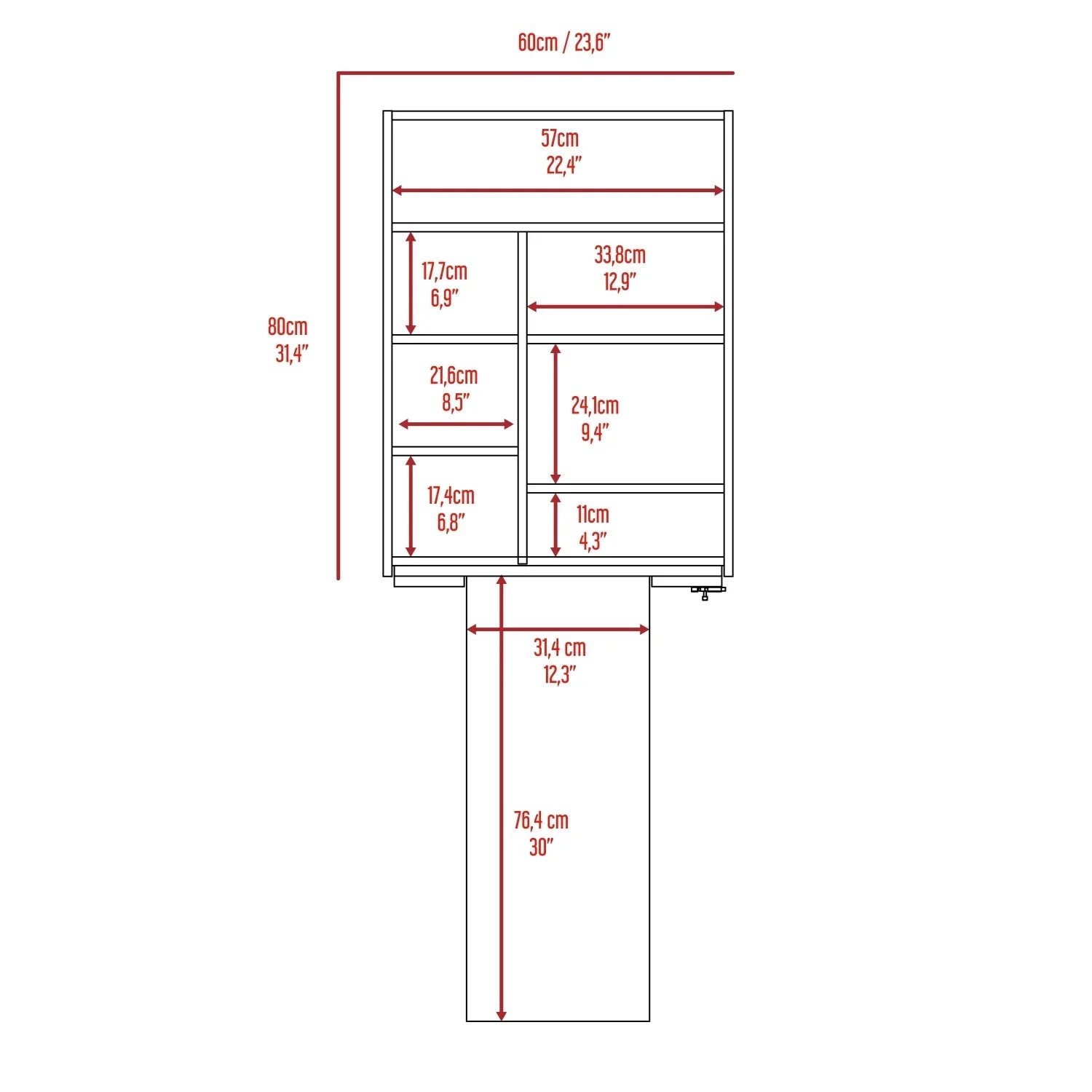 Portable Light Grey Rectangle Foldable Desk - Versatile and Sleek Folding Table for Home Office or Dorm Room - Modern and Easy-to-Assemble Design - Conveniently Stores when Not in Use