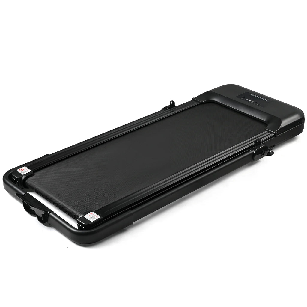 Foldable Treadmill Walking Pad, 6.2MPH Folding Treadmill Under Desk with Handle for Office Home, 2.5HP Running Machine with Remote Control, Safety Lock, 300LBS Weight Capacity