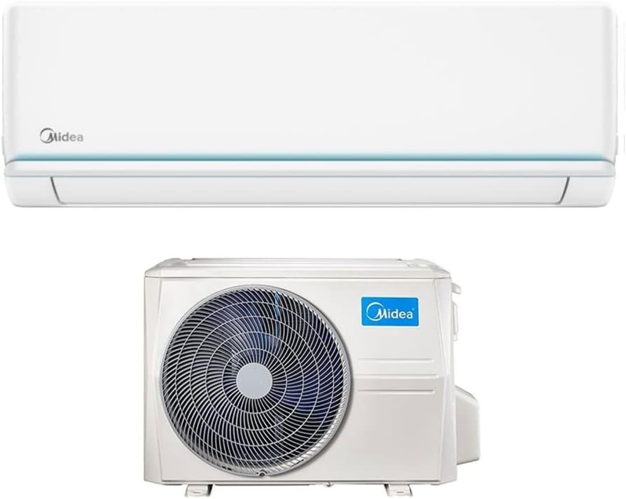 Midea Climatiseur Inverter série Evolution 12 000 BTU MSAGXBU-12HRDN8 R-32 Wi-Fi optionnel Classe A++/A+