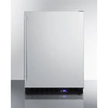 24" Wide Outdoor All-Freezer, Black Cabinet