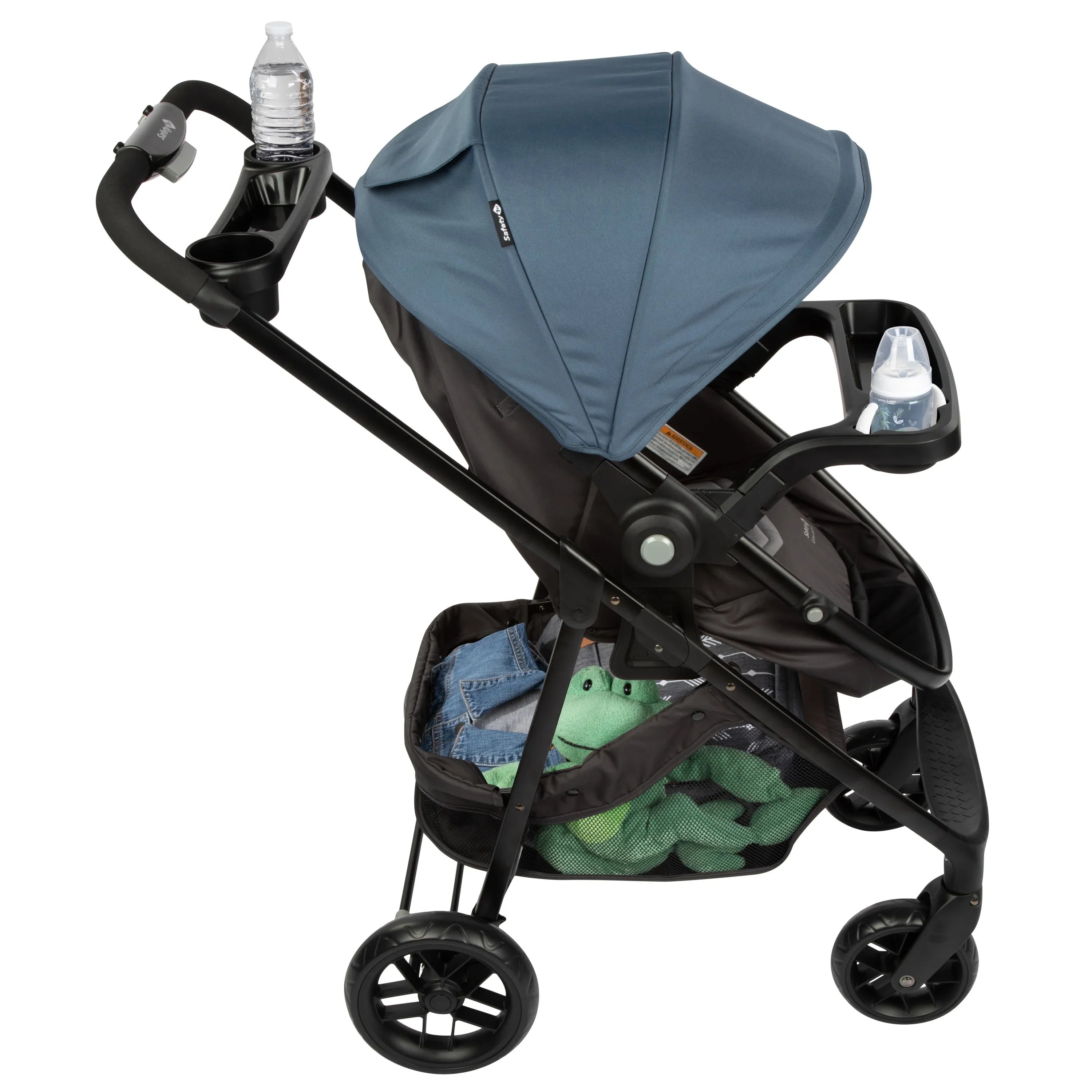 Safety 1st Grow and Go Sprint Modular Travel System Stroller with Rear-Facing Infant Car Seat, Bluestone