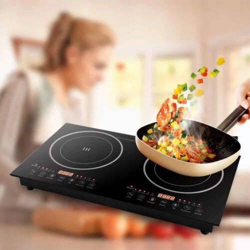 Portable Dual Induction Cooktop Cooker Burner Stove Hot Plate Countertop 2400W