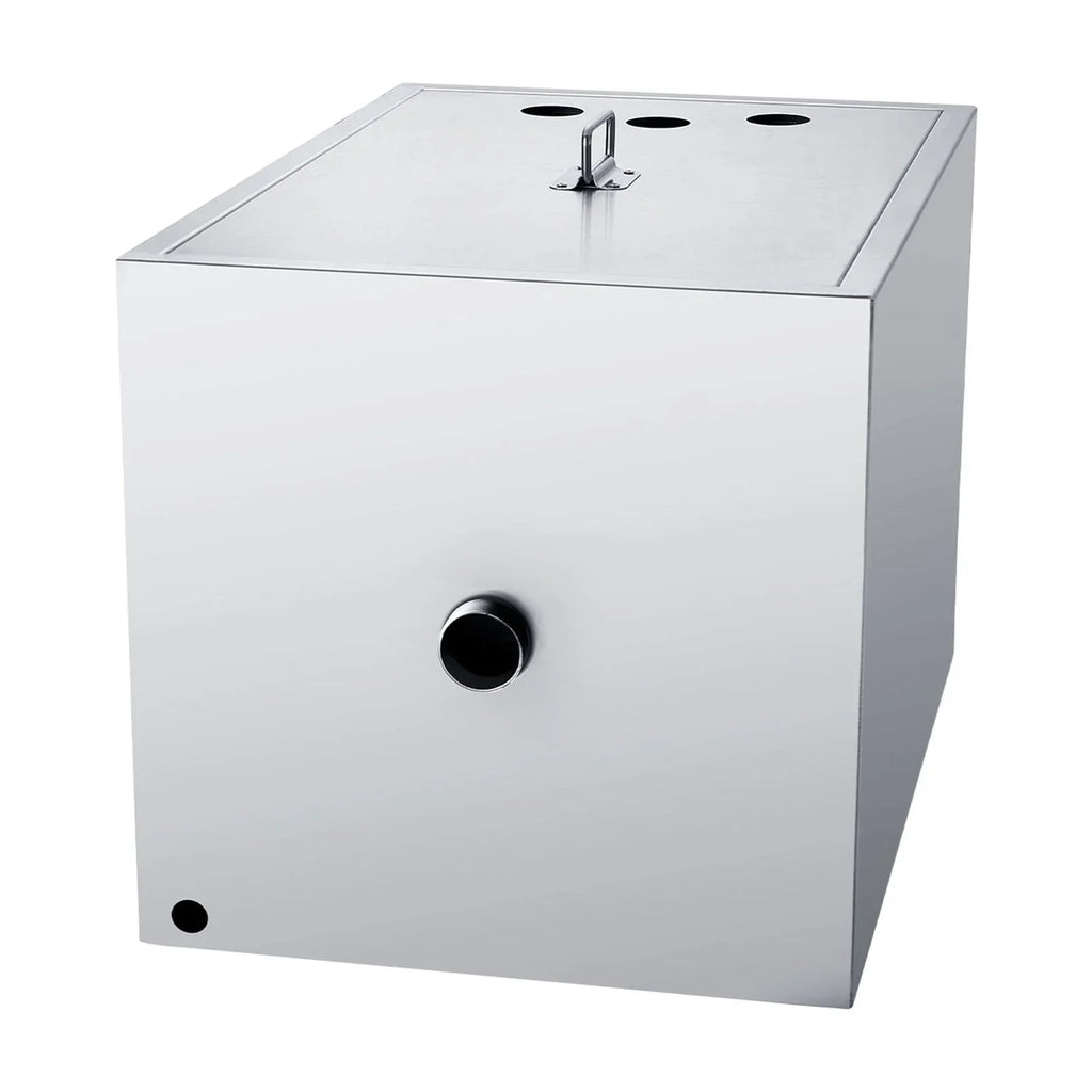 SKYSHALO 40LB Commercial Grease Interceptor Trap - A Stainless Steel Wastewater Filter
