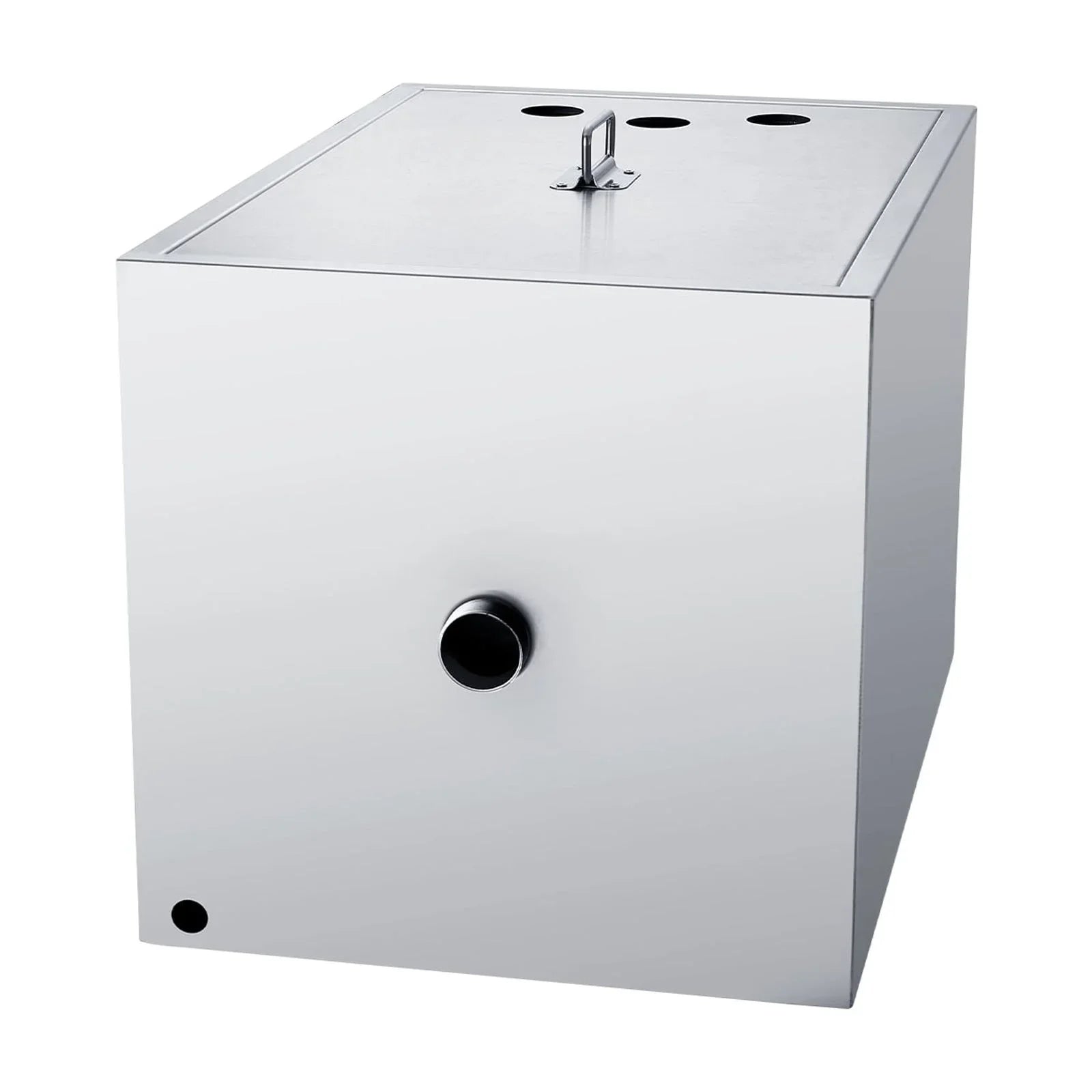 SKYSHALO 40LB Commercial Grease Interceptor Trap - A Stainless Steel Wastewater Filter