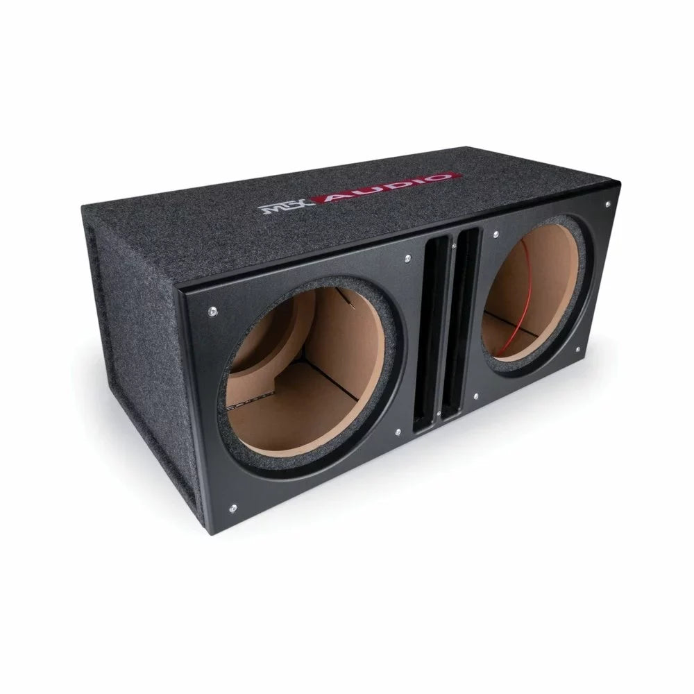 MTX SLH12X2 12" Sledgehammer Unloaded Enclosure For Dual Round Subwoofers