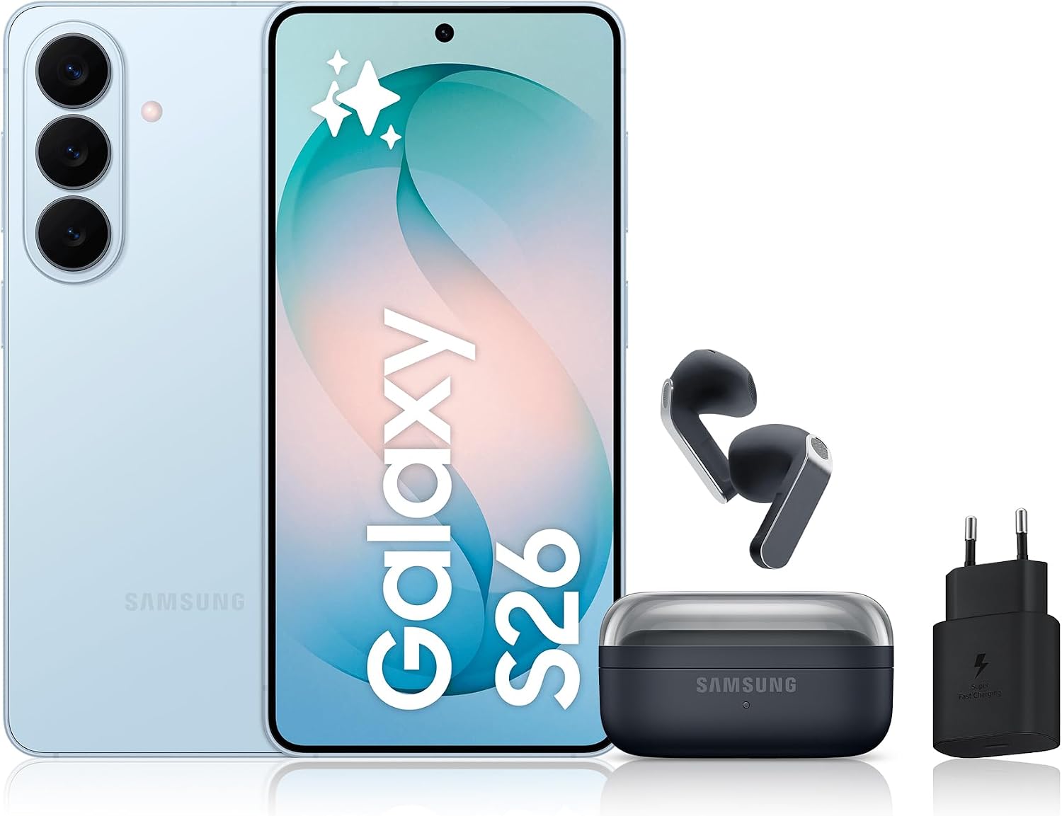 Samsung Galaxy S26, Smartphone Android 5G avec Galaxy AI, 512 Go, Chargeur Secteur Rapide 25W Inclus, Smartphone déverrouillé, Violet, Version FR